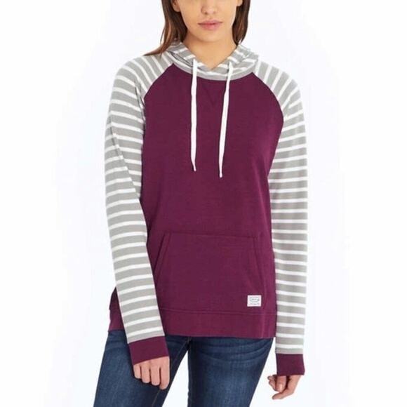 NWT Orvis Color Block Striped Long Sleeve Hoodie (S) - Picture 1 of 16